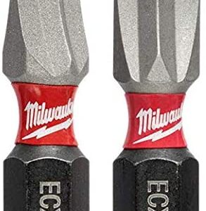 2Pc 1" Impact Bit Ecx1-Ecx2 MILWAUKEE 48-32-4440