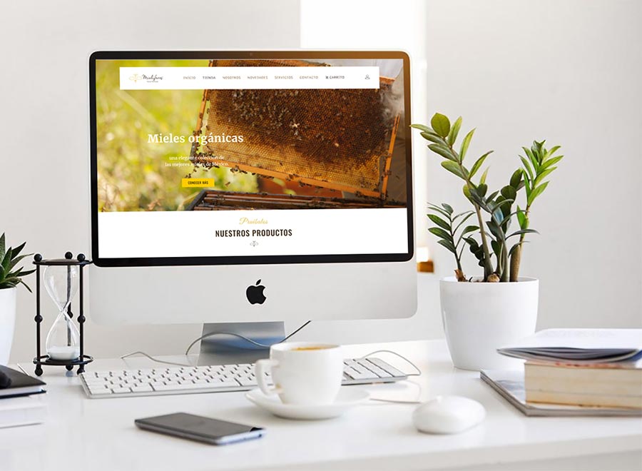 Diseño de tienda en línea (ecommerce) para la venta de productos orgánicos: miel