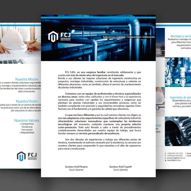 Diseño de sitio web empresa constructora