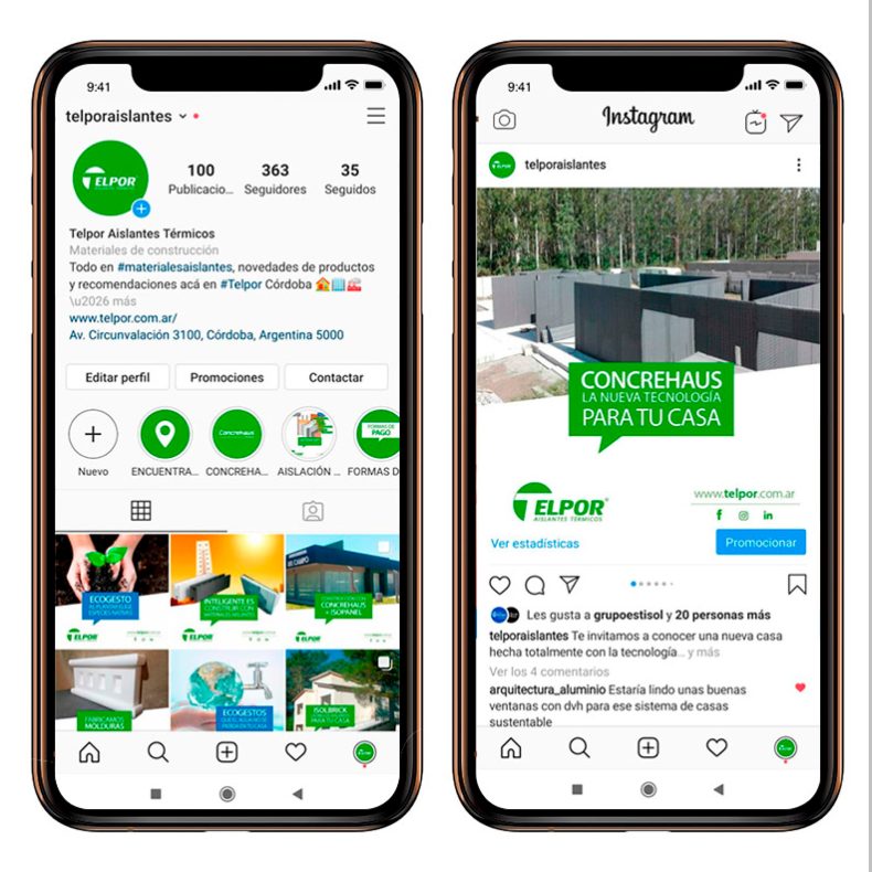 diseño redes sociales telpor