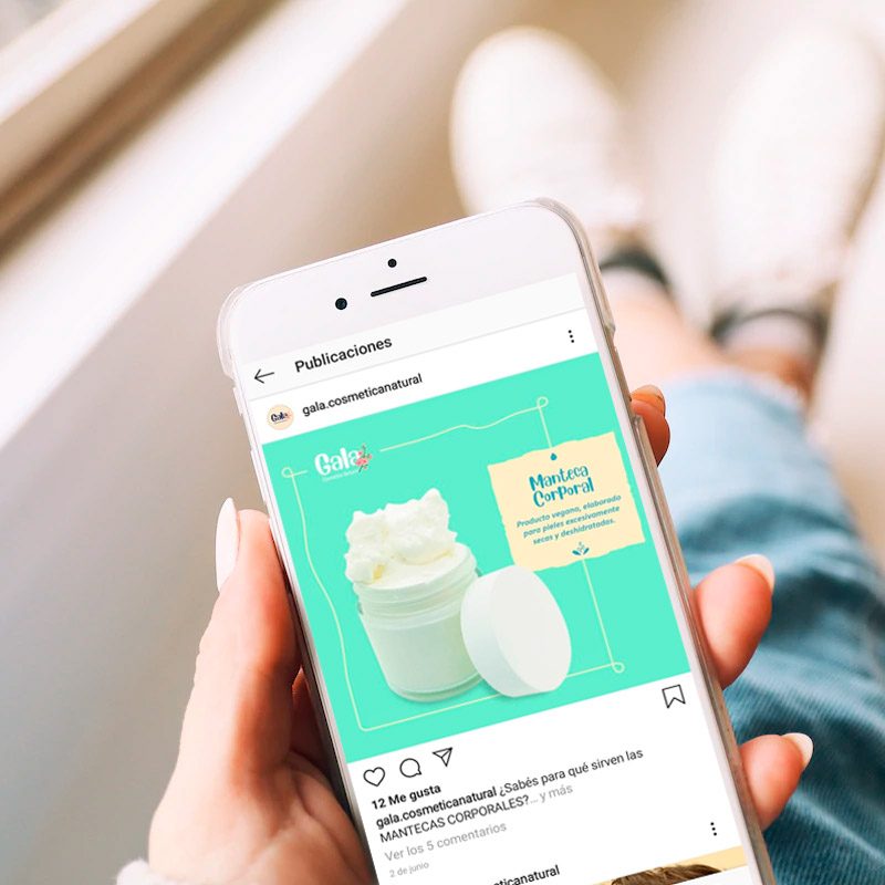 branding cosmética y diseño para redes sociales